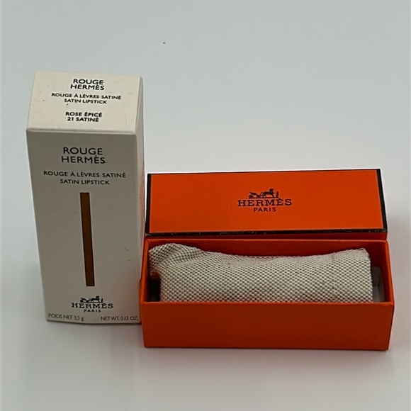 2423- Hermès Rose Èpicè 21 Satinè NWT - Picture 5 of 7